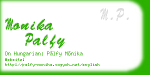 monika palfy business card